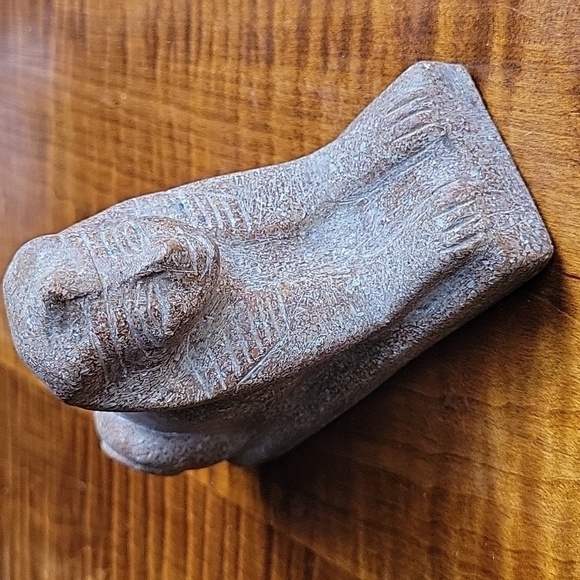 SPHINX CARVED STONE SCULPTURE - Picture 3 of 7